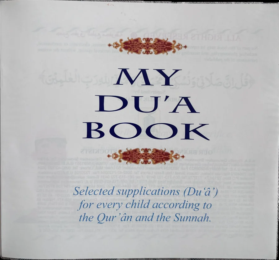 My dua book