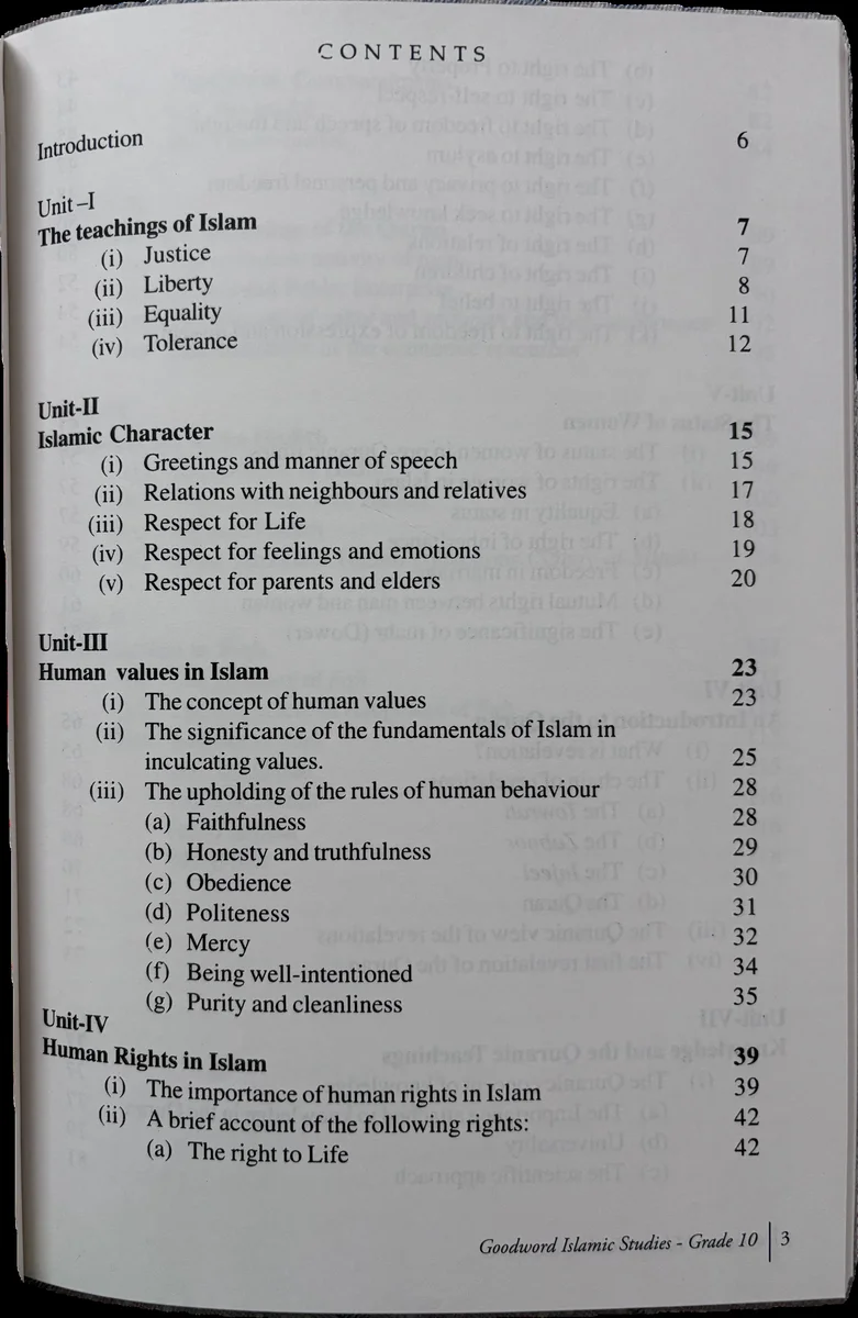 Islamic Studies for Class 10 image