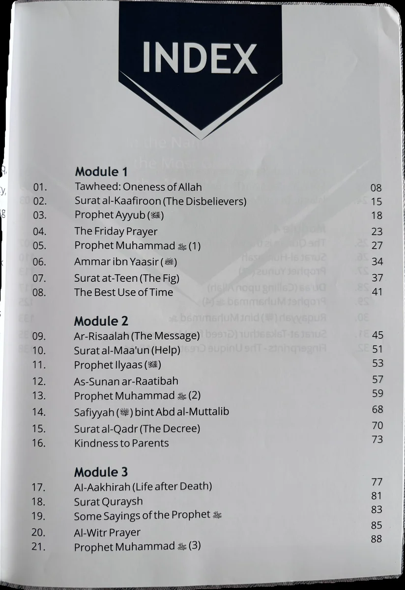 Islamic Studies for Grade 5 image